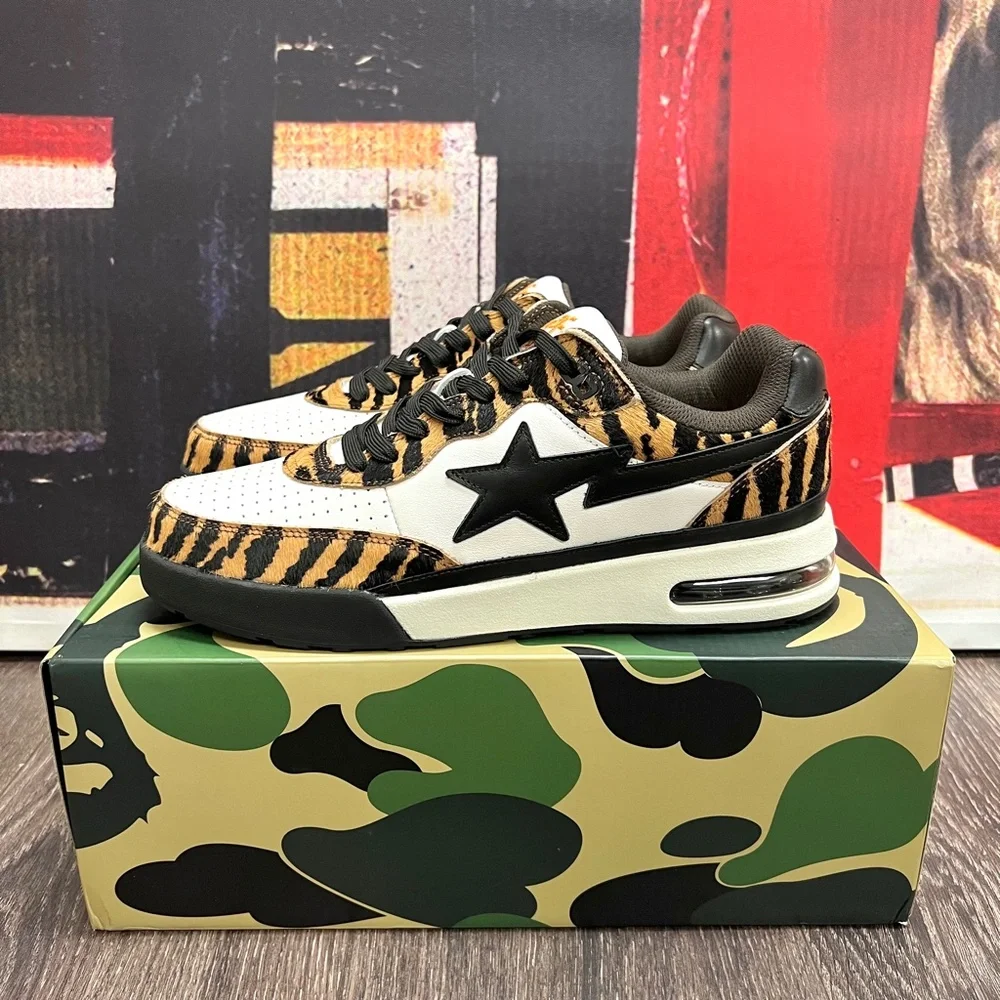 Bape Roadsta Year of the Tiger Camo Off White Black A Bathing Ape 1I20-291-003 - Picture 2 of 11